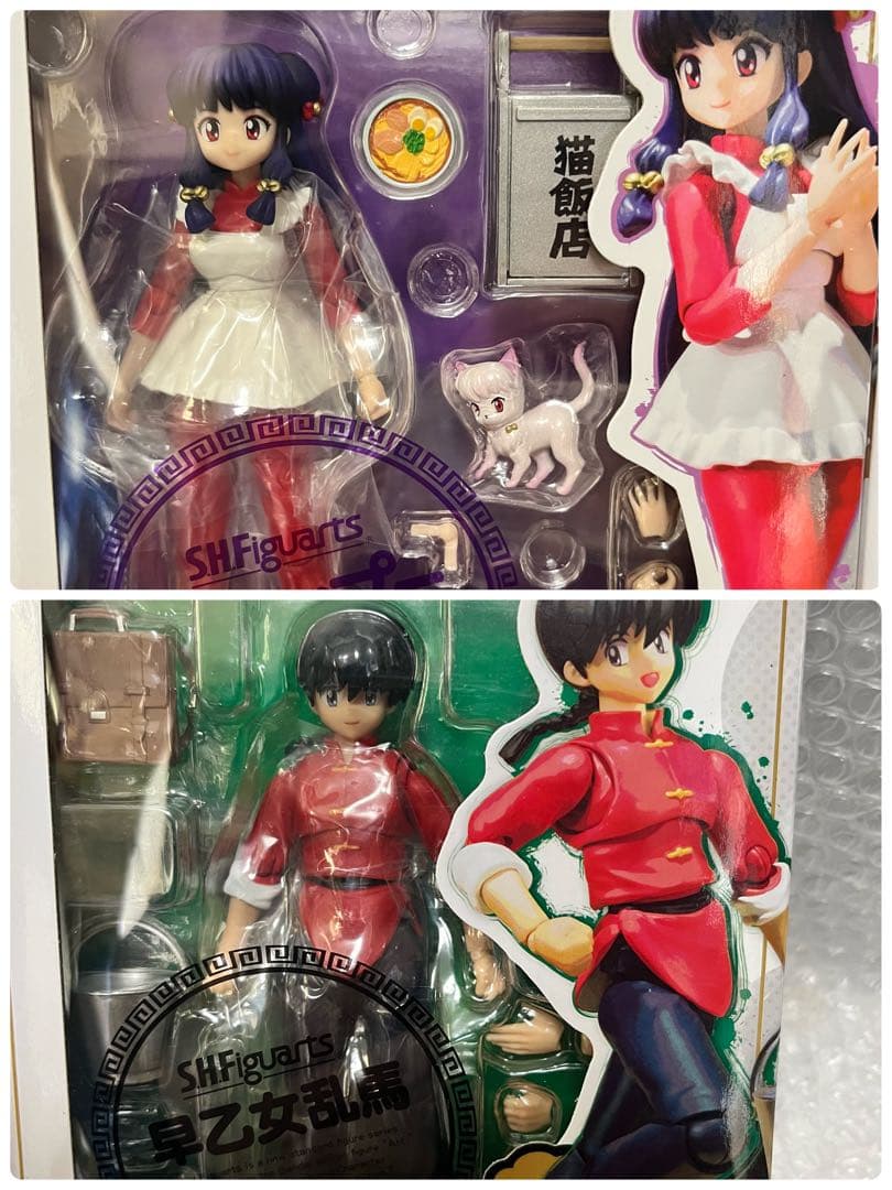 S.H.Figuarts らんま1/2 早乙女乱馬 シャンプー セット