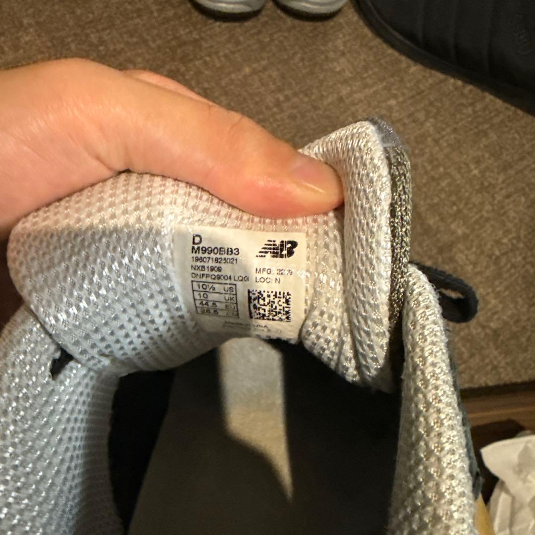 シューズ NB made in USA 28.5cm M990BB3