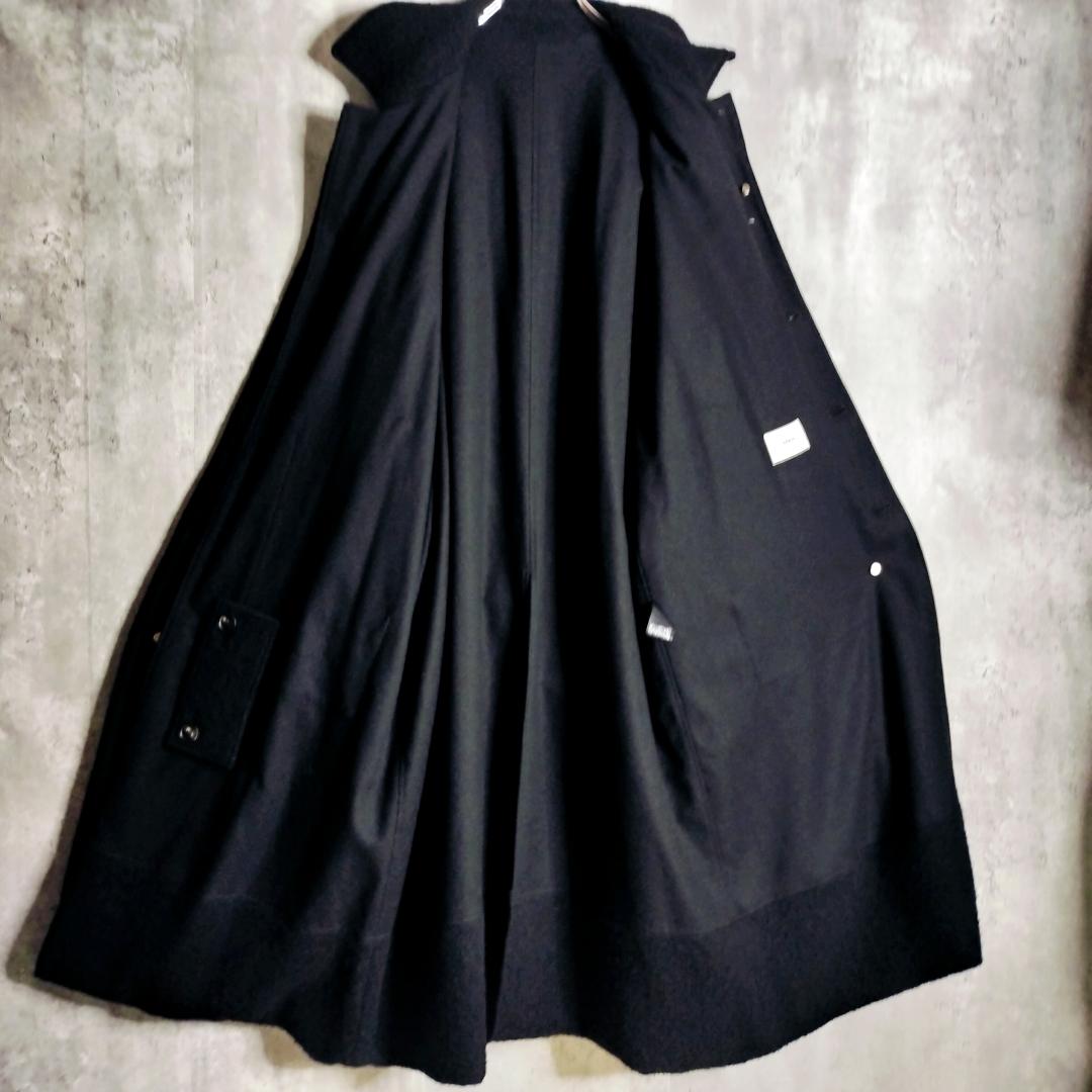 stein OVERSIZED BLANKET COAT チンストラップ ウール