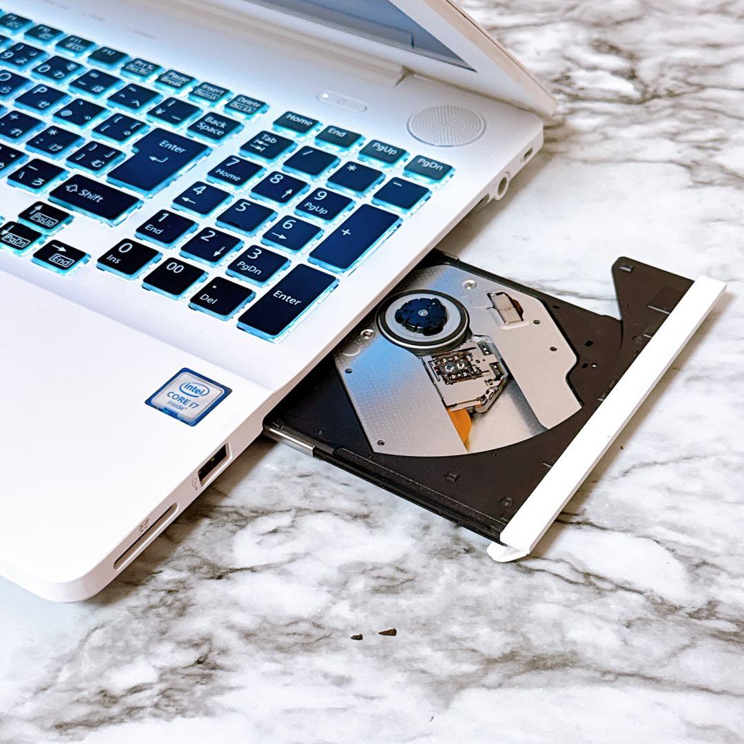 美品✨高性能i7＆メモリ8GB✨超大容量1TB✨カメラ すぐ使えるノートパソコン