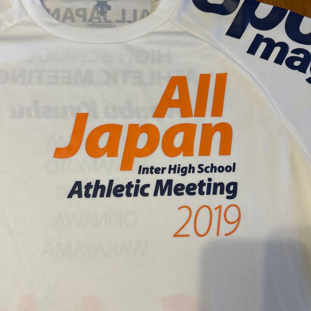 デサント インターハイ 国体 シャツ バレーボール Lサイズ