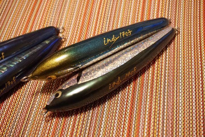 ウッド製ダイビングペンシル  indy170f