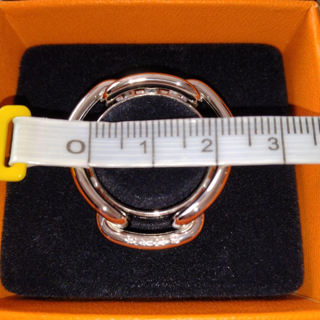 HERMES スカーフリング シルバー エルメス シェーヌダンクル 【未使用品】