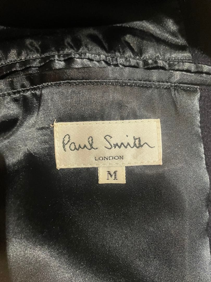 paul smith ポールスミス ロングコート ネイビー アンゴラ ウール