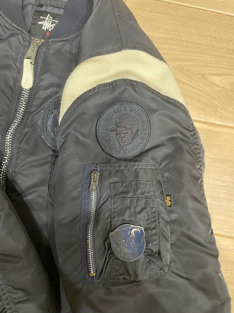 【レア】stussy✖︎alpha✖︎fragment 25周年記念コラボMA-1