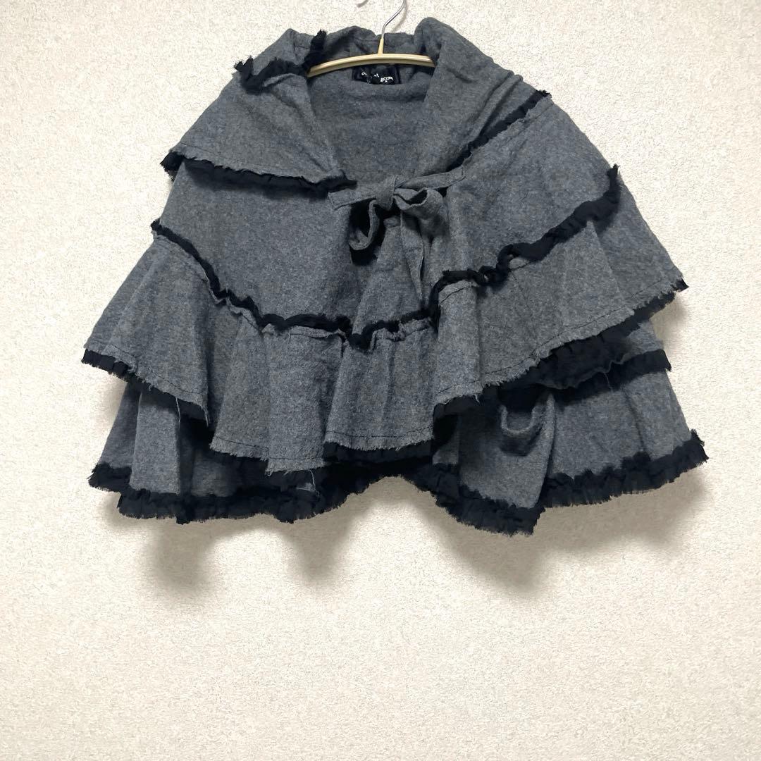 COMMEdesGARCONS フリルボレロショートケープ