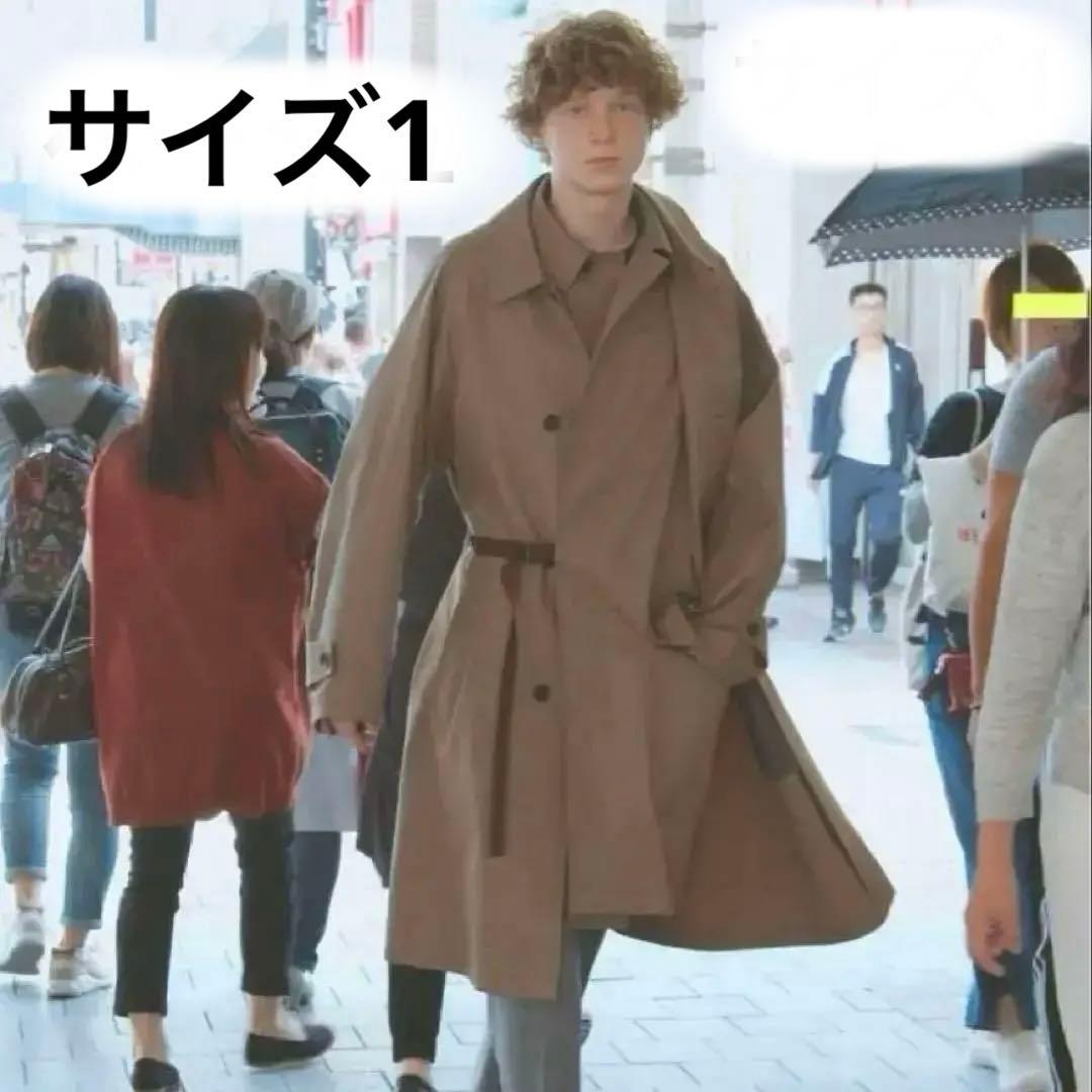 【年末特価】kolor 20ss シャンブレーギャバジンレイヤードコート カラー