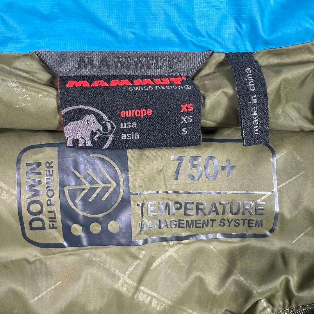 00s mammut 短丈 down puffer jacket y2k 水色