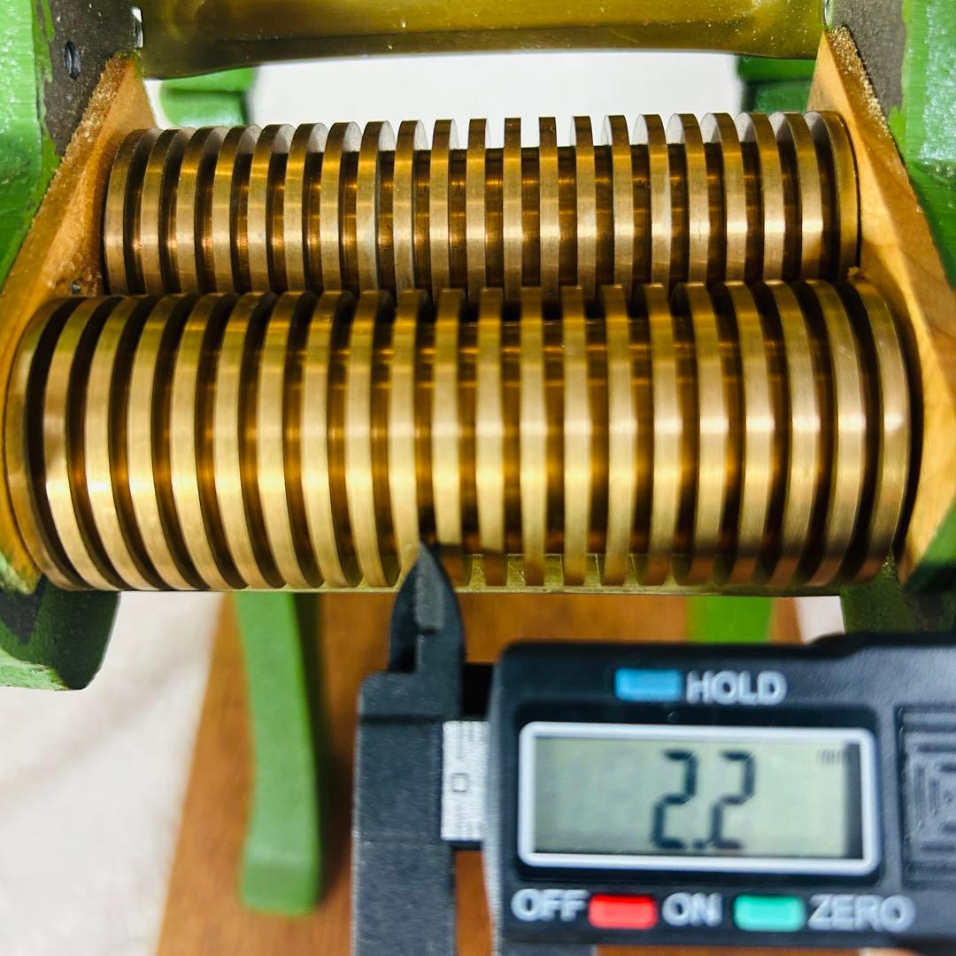 【美品】小野式製麺機　両刃型　2.2mm 6.0mm