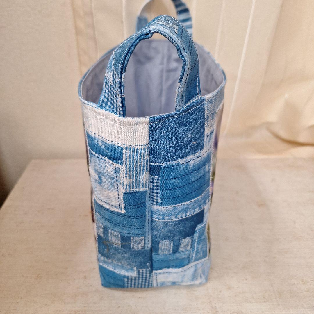 激レアパネル生地 ハンドメイド 布バスケット