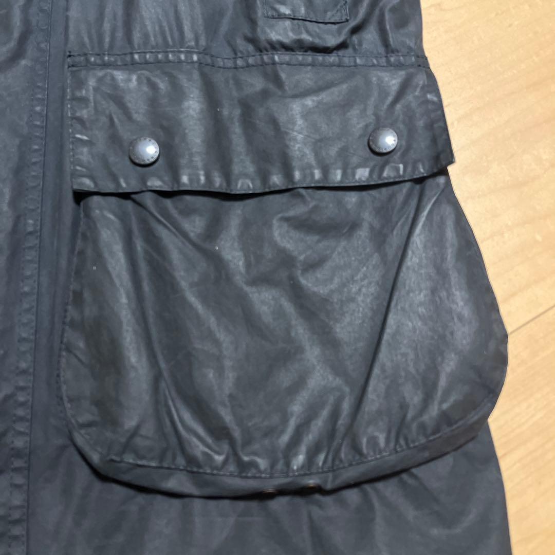 Barbour Border C40 Navy 英国製 ビンテージ ボーダー