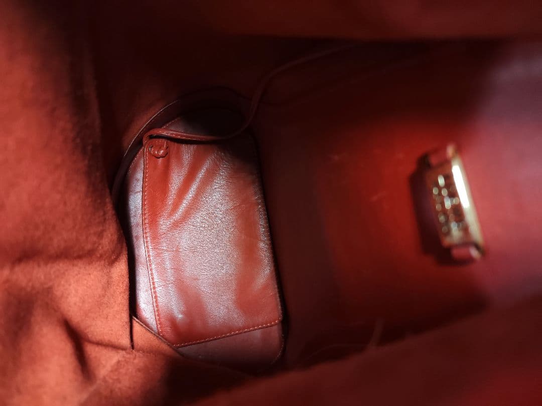 送料無料 本革 正規品 ロエベ LOEWE アントン 赤