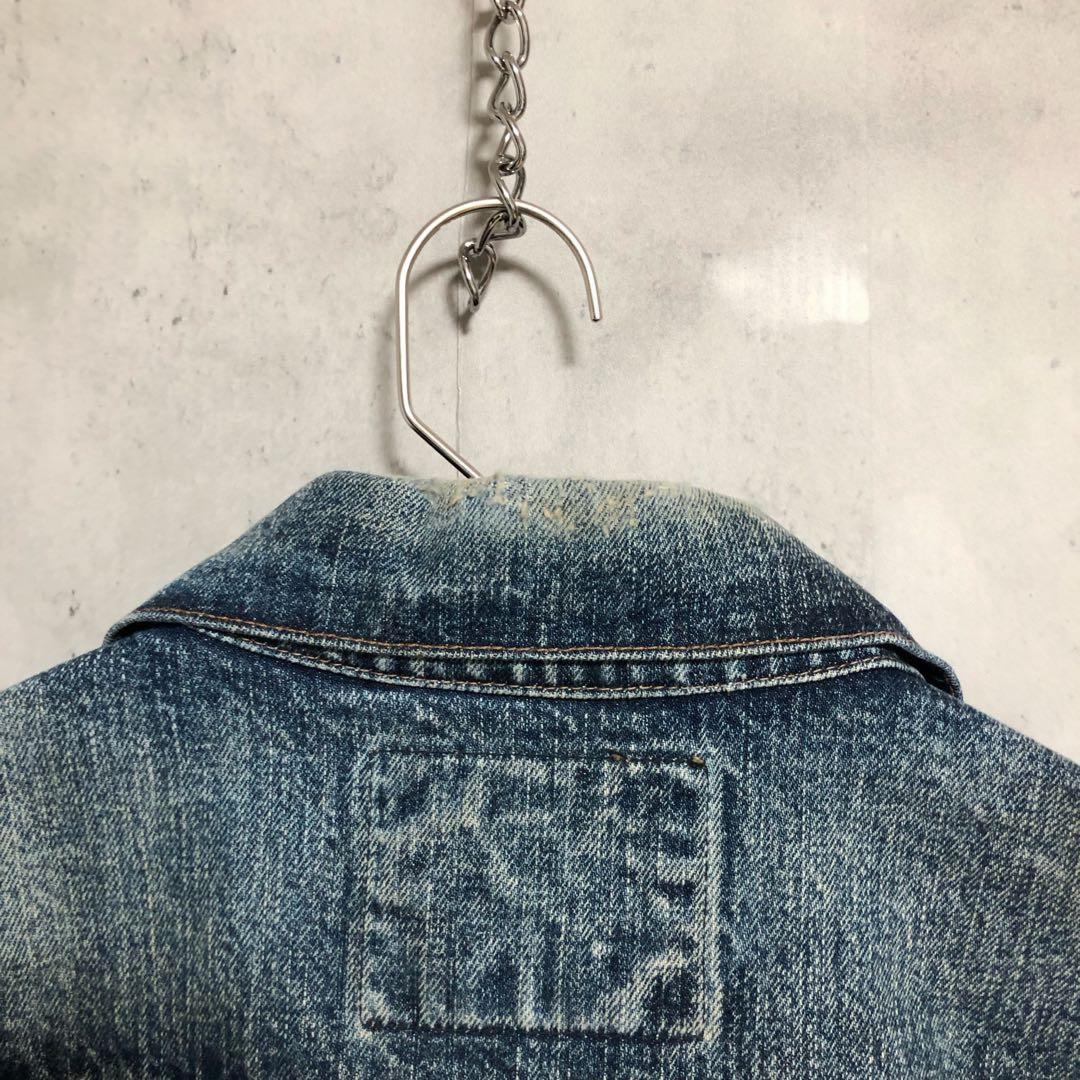 美品　TMT HQ デニムジャケット　ヴィンテージ加工　大戦モデル　Lサイズ