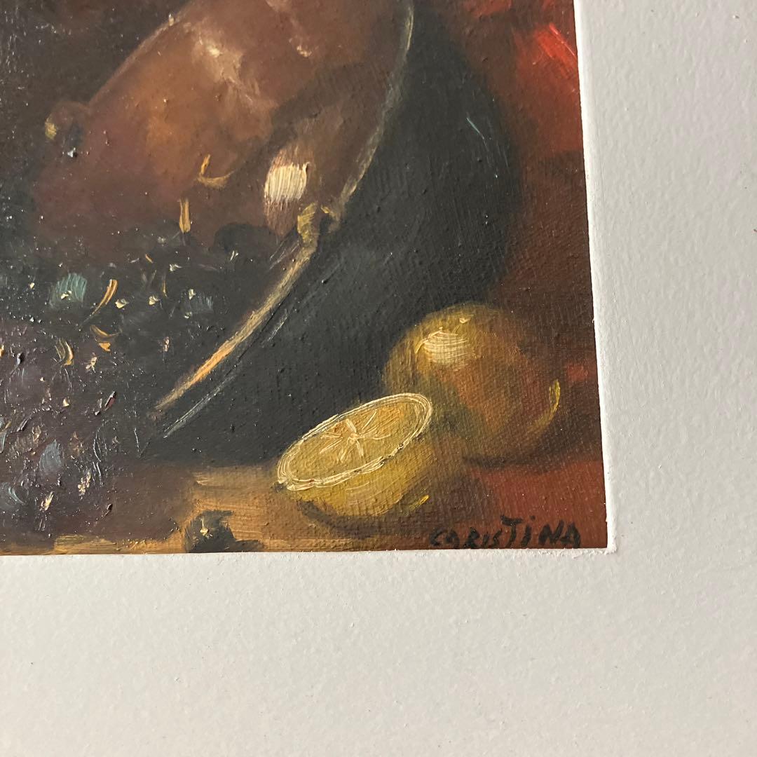 M.A caristina 静物画　油絵