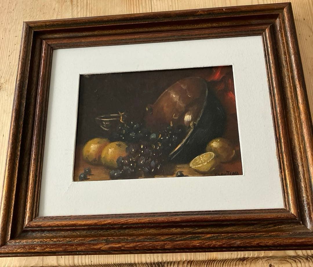 M.A caristina 静物画　油絵