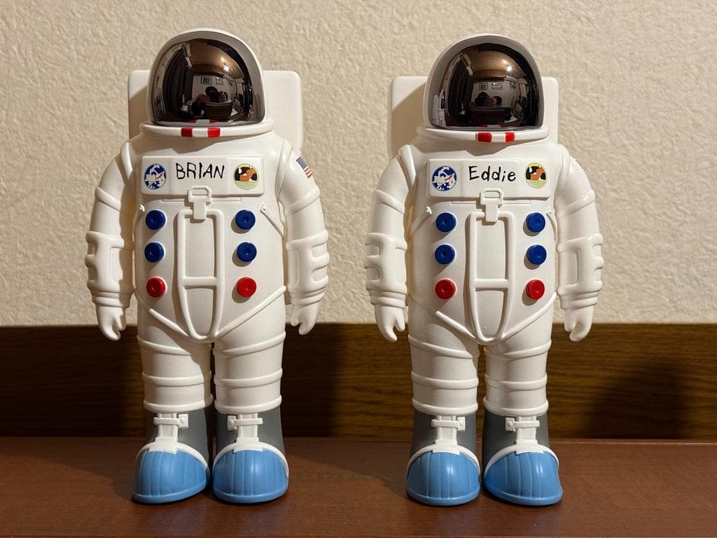 宇宙兄弟 復刻版エディ&ブライアン人形セット（箱無し）