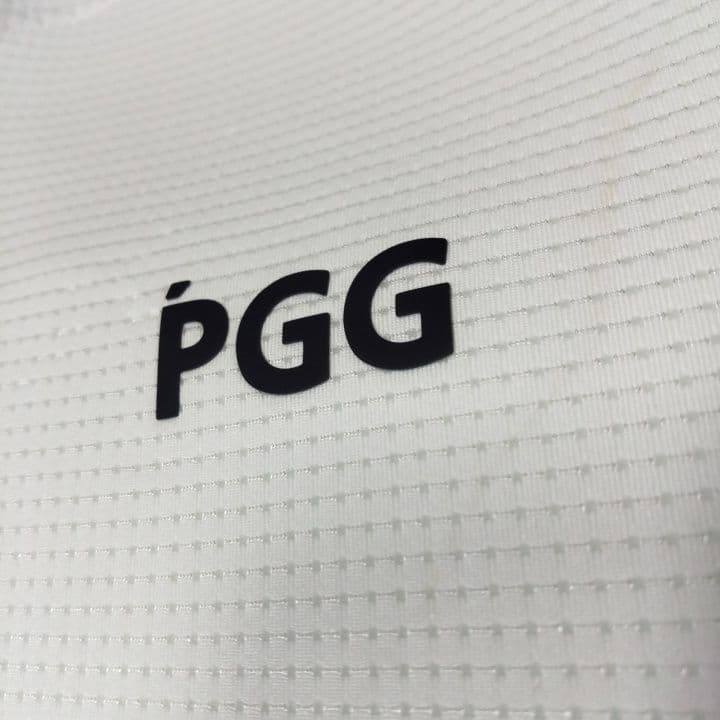 ⭐PGG⭐パーカーテック⭐ダンボールライトクロスジップ⭐白&黒⭐M⭐