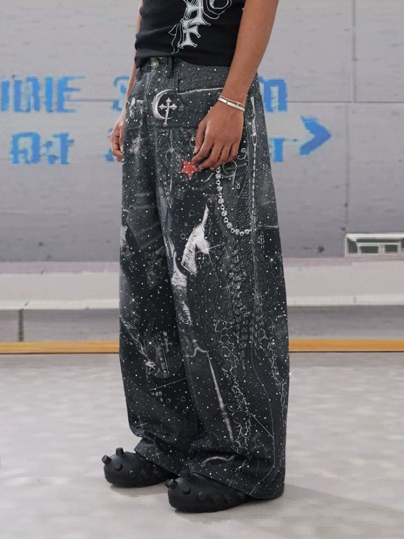 DND4DES ジーンズ 25SS バギーパンツ y2k デニム