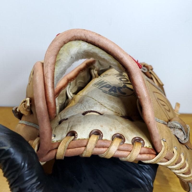 ローリングス プレミアム アシックス時代 サークルR刻印 外野用 軟式グローブ