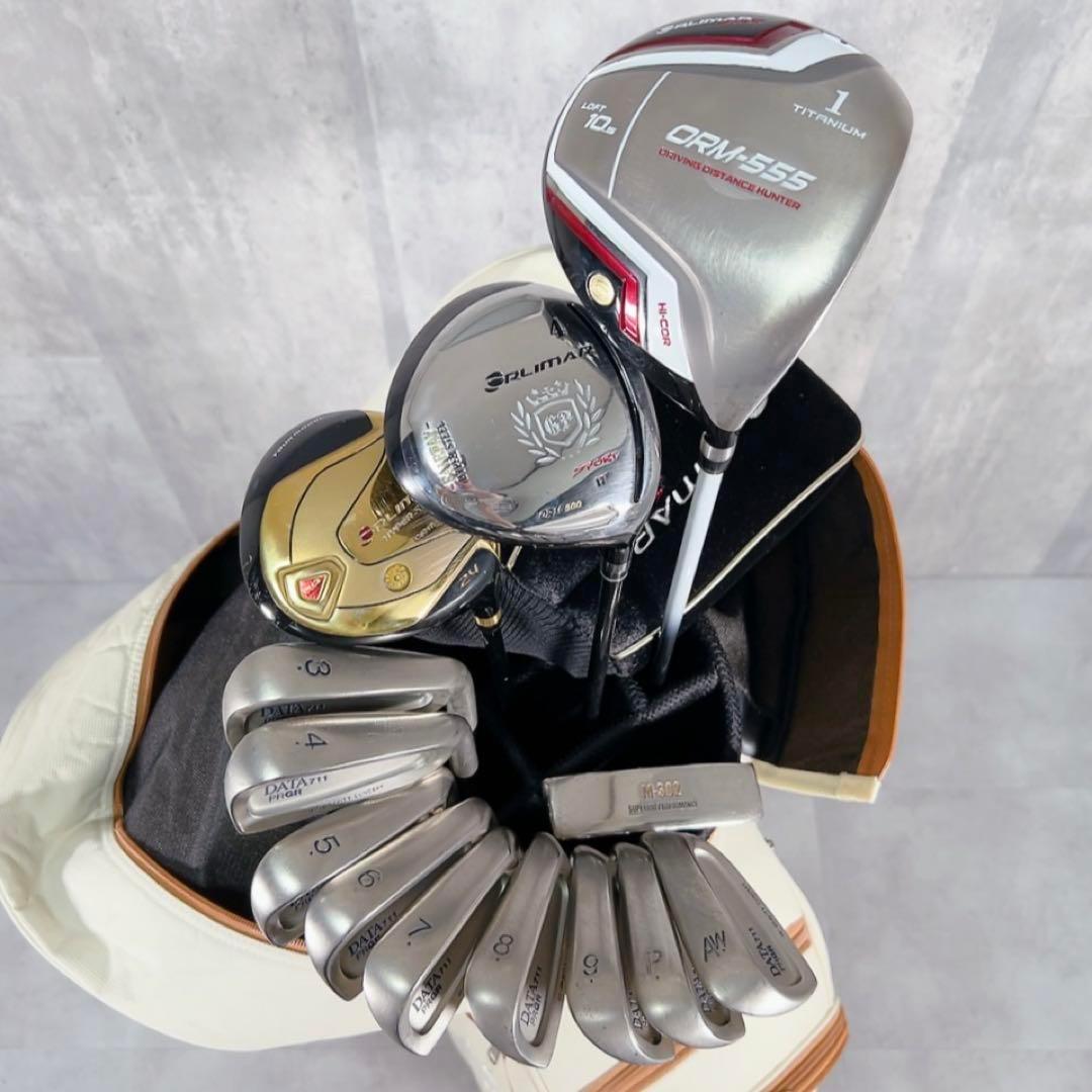 X446 ORLIMER PRGR メンズ ゴルフ クラブセット 14点 13本