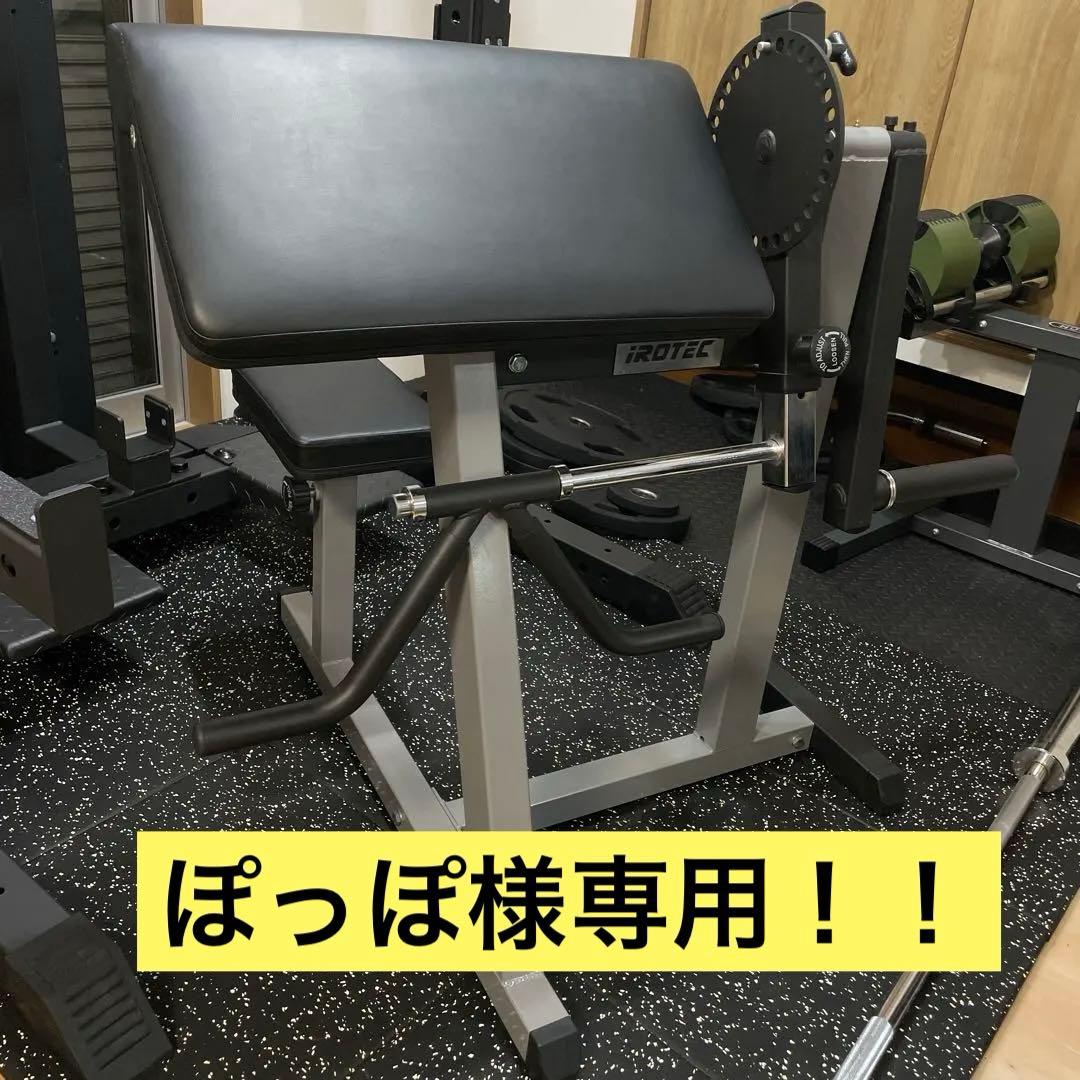 ぽっぽ！プリチャーカールマシン IROTEC アイロテック トレーニング