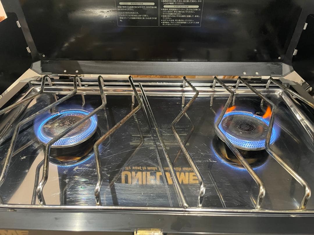 [廃盤・限定色] ユニフレーム　ツーバーナー　ツインバーナUS-1900ブラック