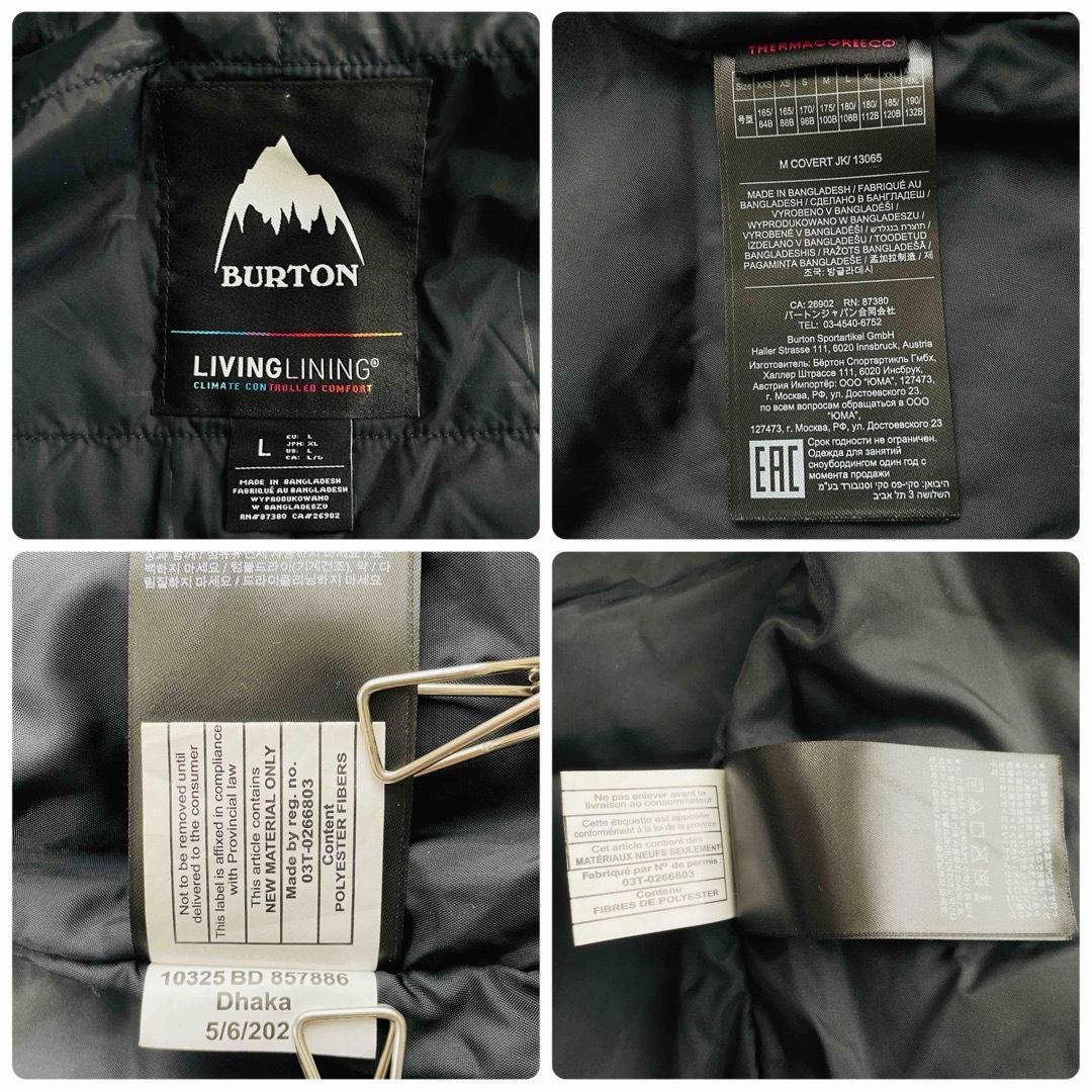 6692skf【美品】バートン　ジャケット　中綿サーモライト　スノボ
