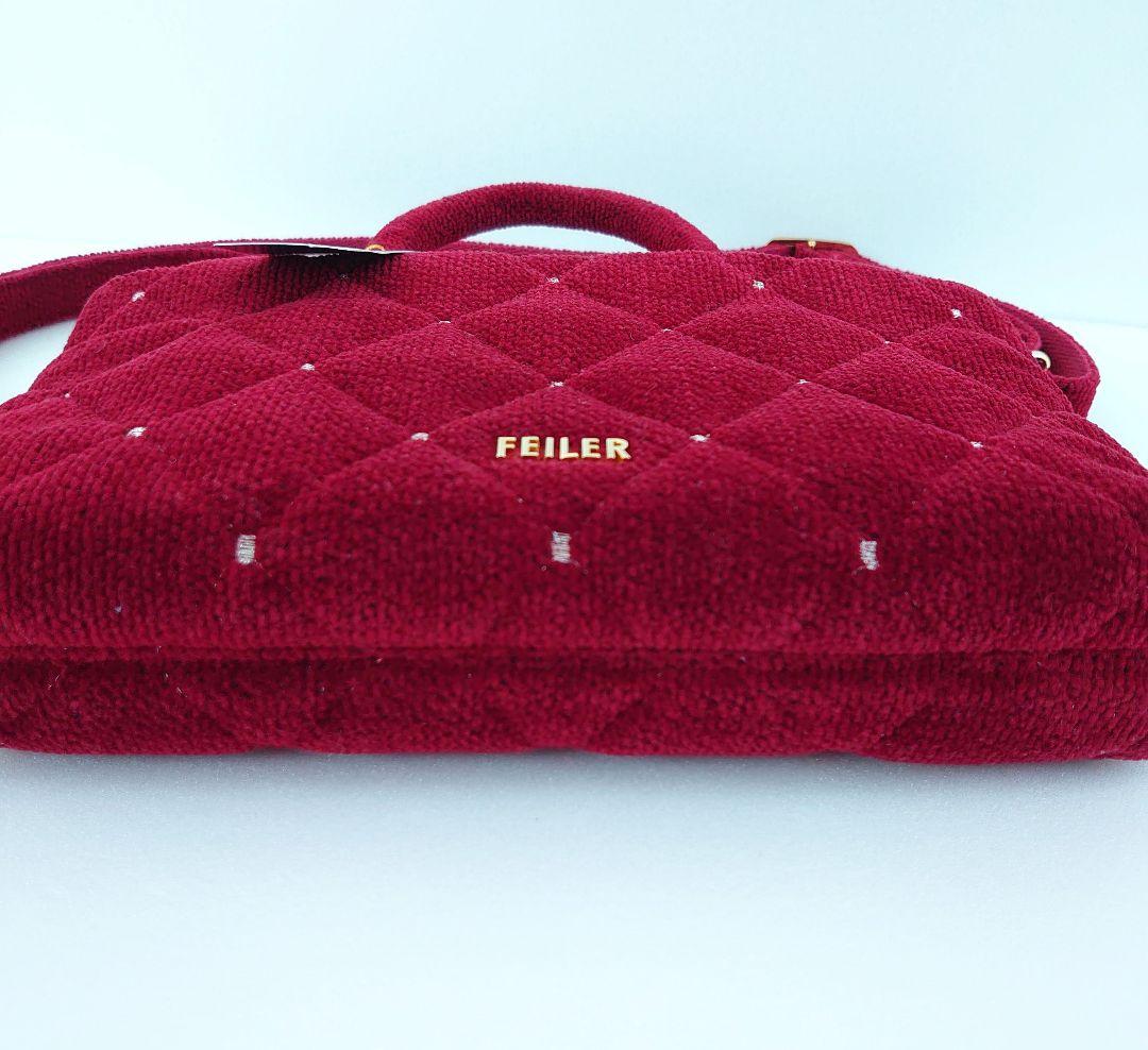 匿名配送☆新品 フェイラー ユニ ミニショルダー ダークレッド - メルカリ