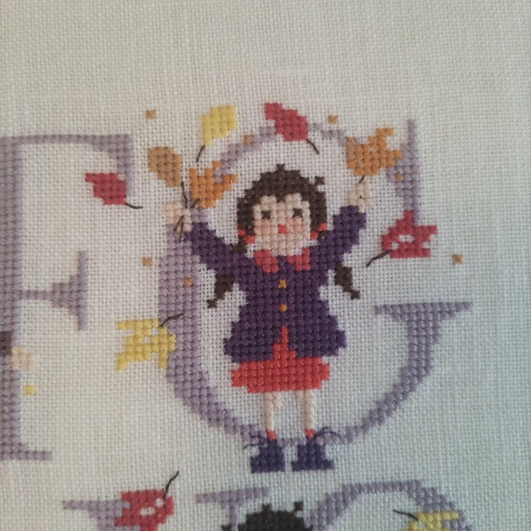 《専用》　クロスステッチ完成品 ( ペレッテサモイロフさん ）