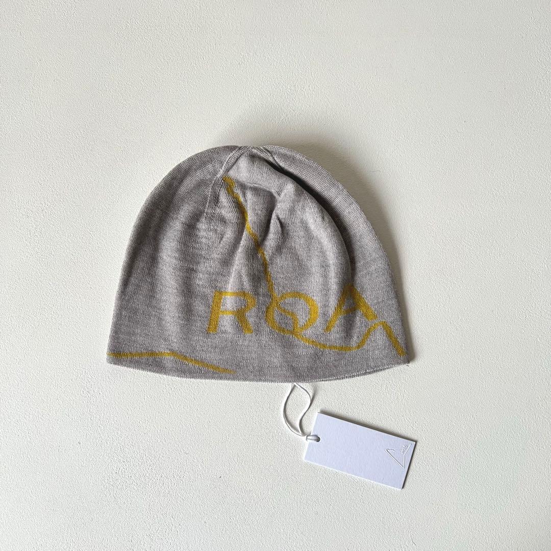 完売・新品】ROA Logo Beanieニットキャップ ビーニー グレー - メルカリ