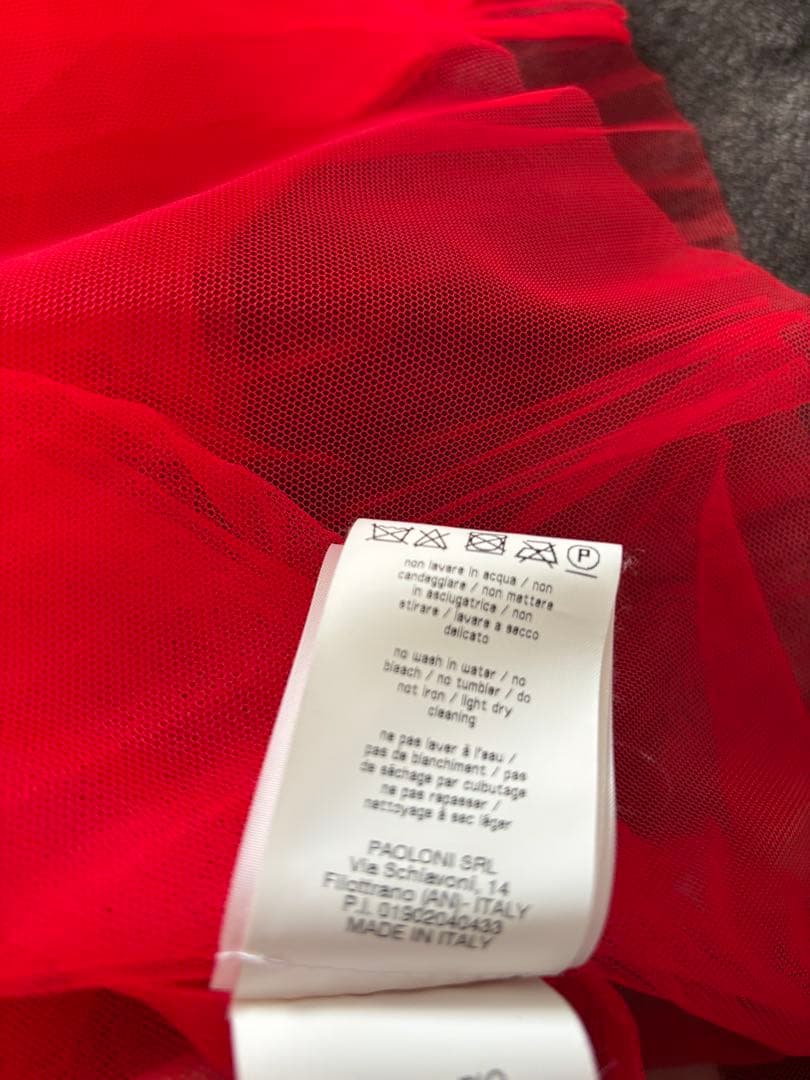 【美品】MSGM赤ワンピース