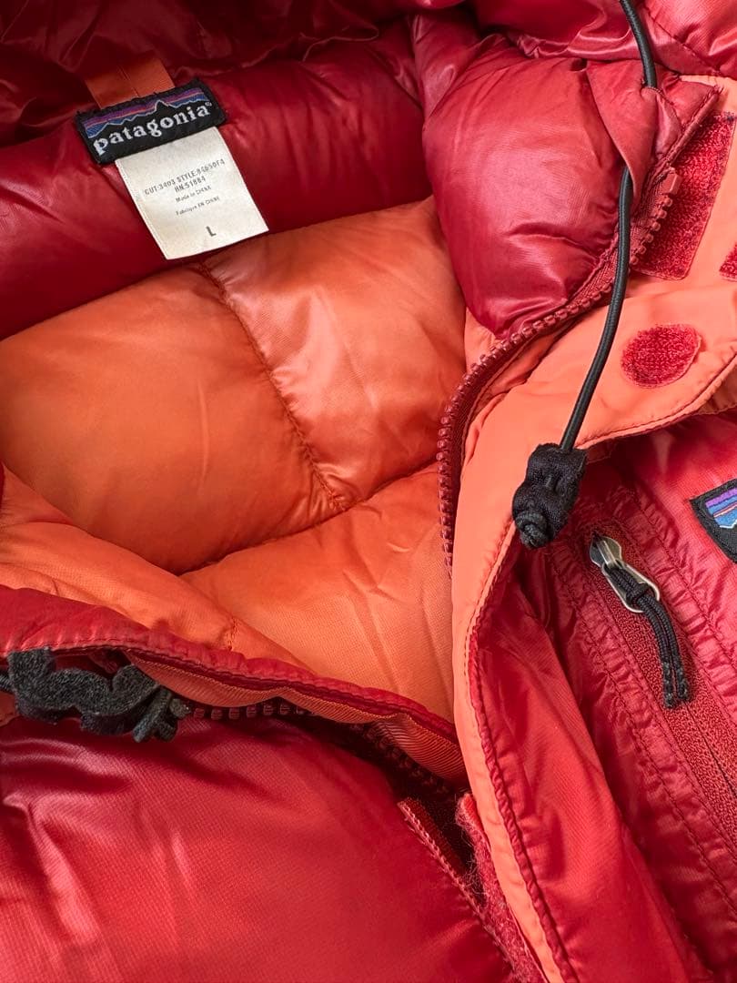 ⭐︎パーセル⭐︎Patagonia ダウンジャケット 赤・オレンジ　袋付き