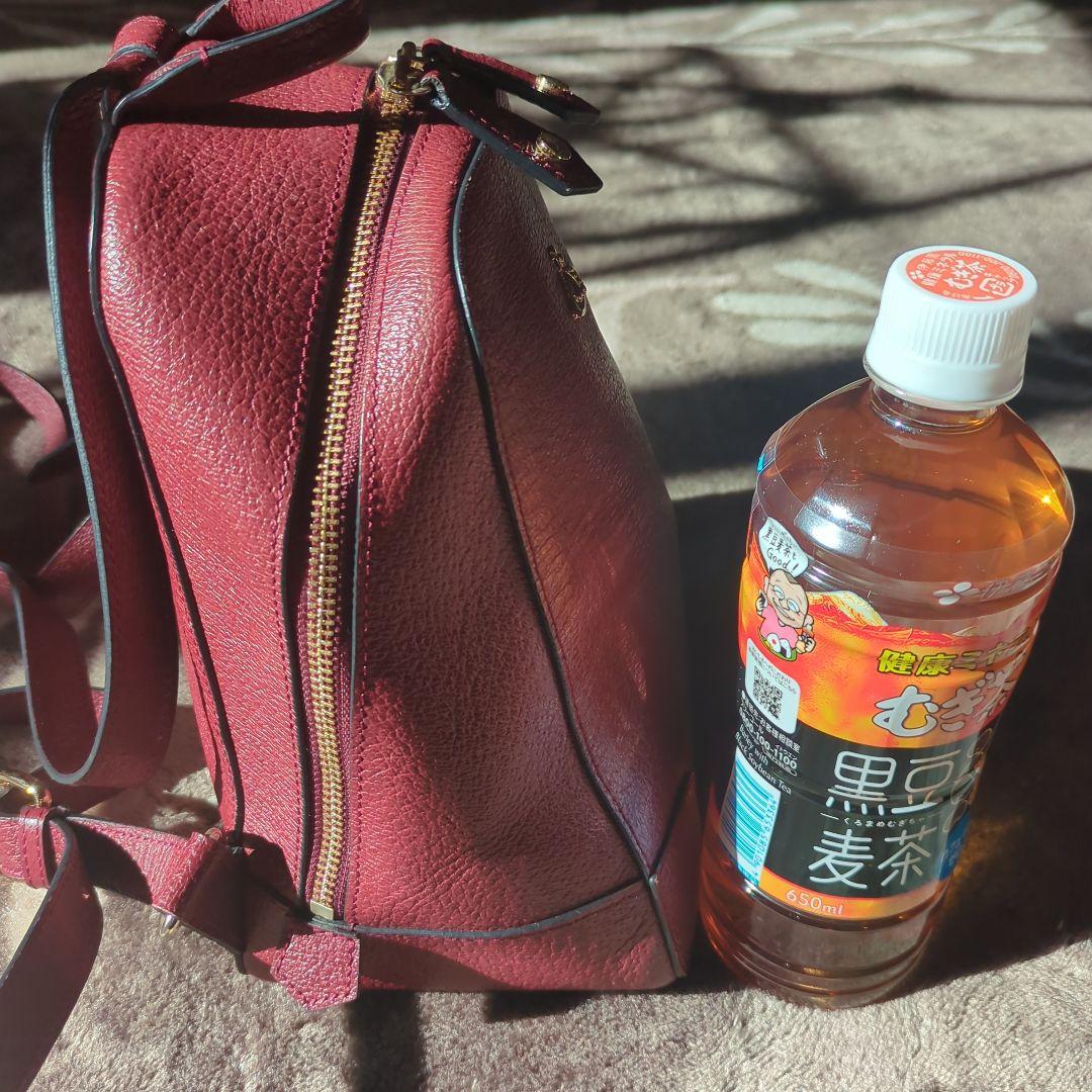 ヴィヴィアン♥バーガンディ レザー バックパック