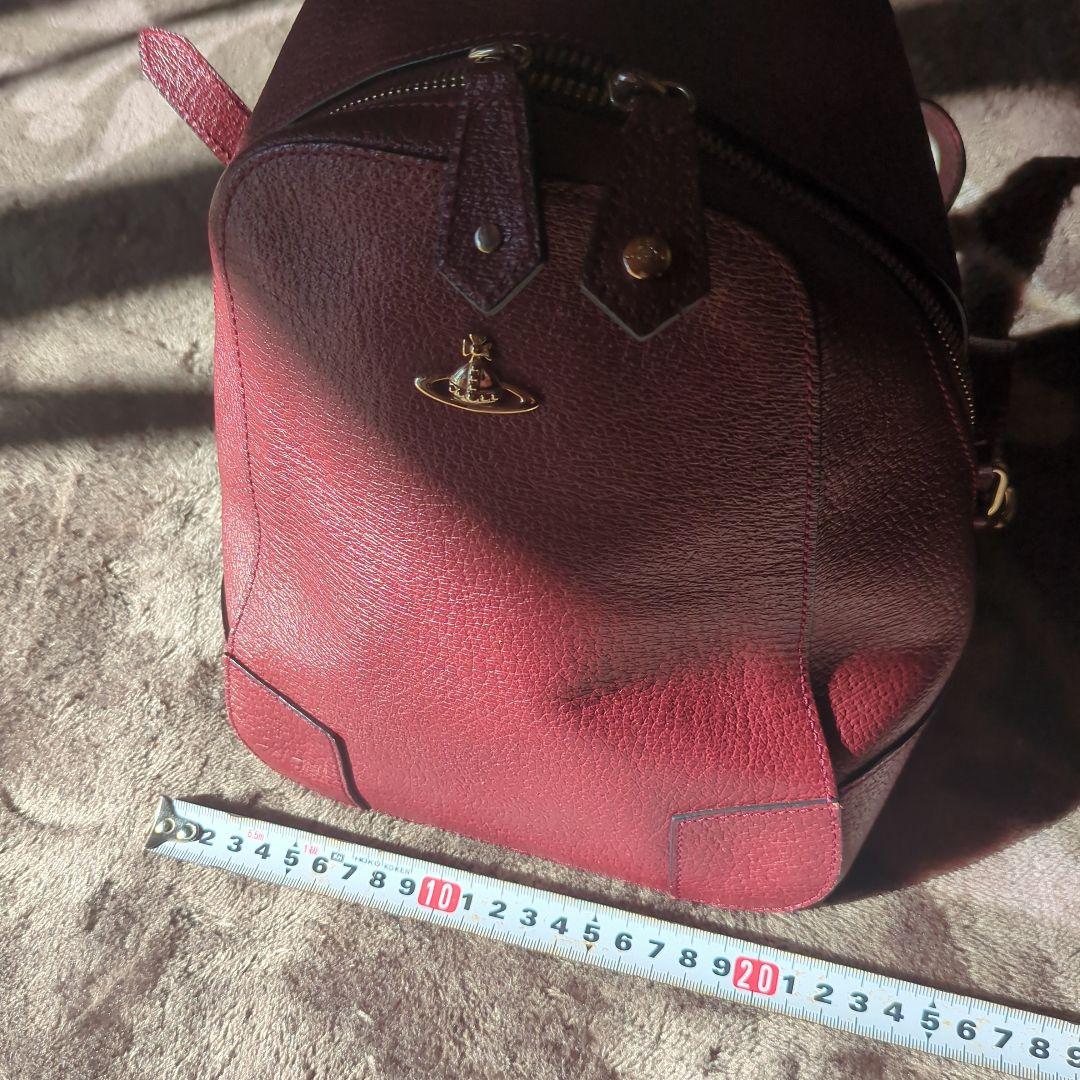 ヴィヴィアン♥バーガンディ レザー バックパック