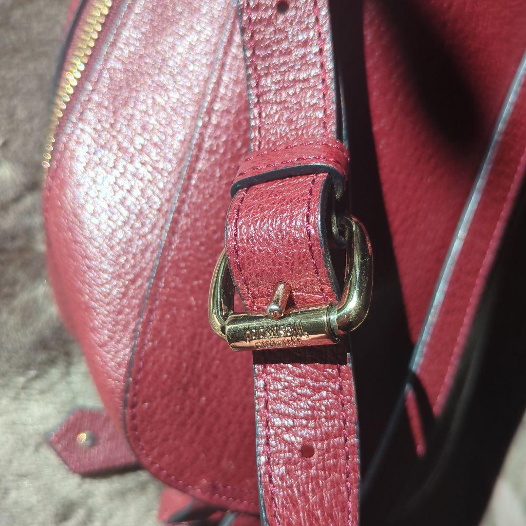 ヴィヴィアン♥バーガンディ レザー バックパック