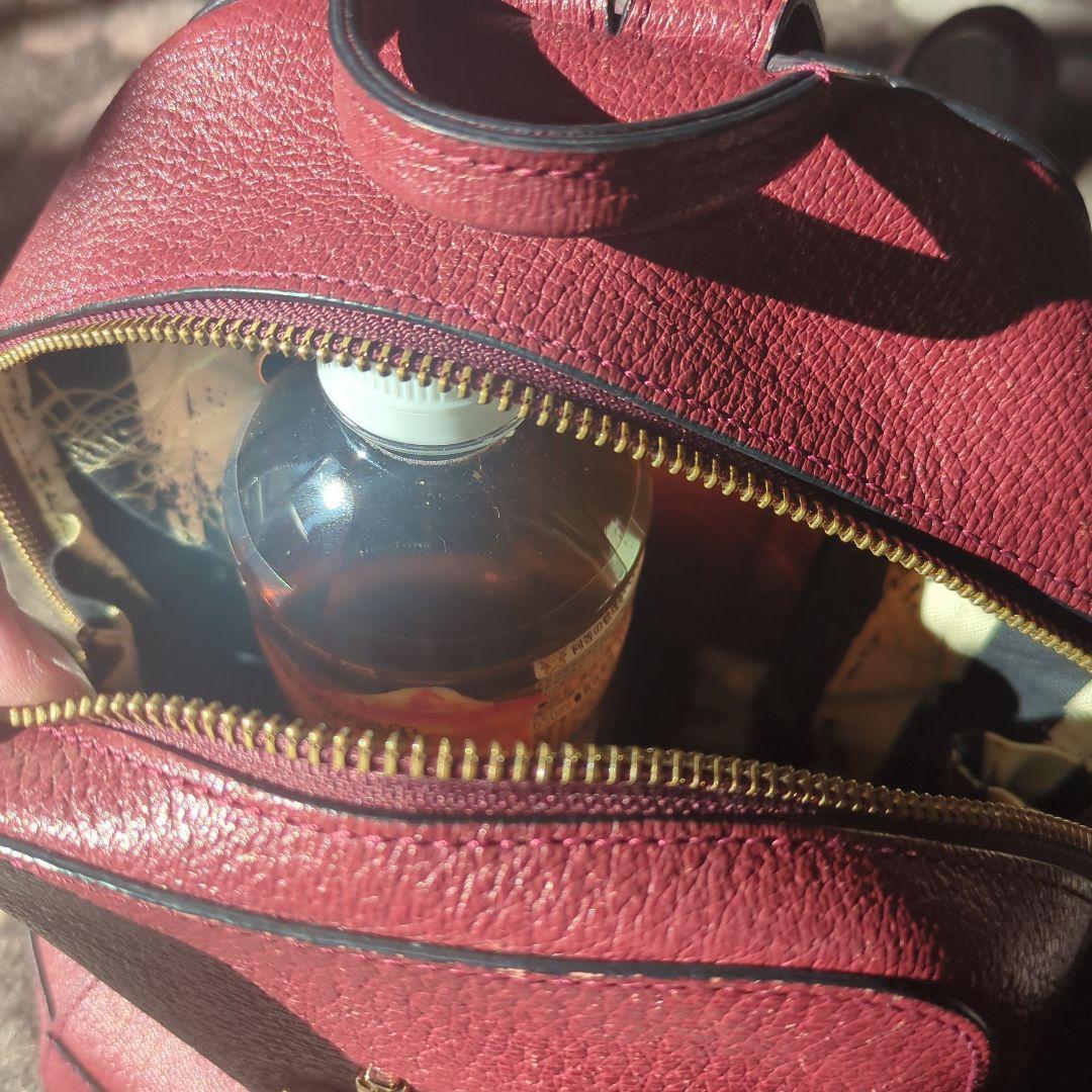 ヴィヴィアン♥バーガンディ レザー バックパック