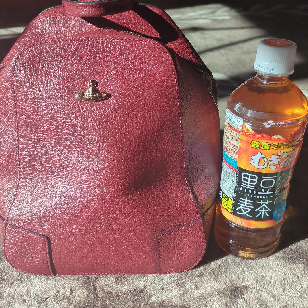 ヴィヴィアン♥バーガンディ レザー バックパック