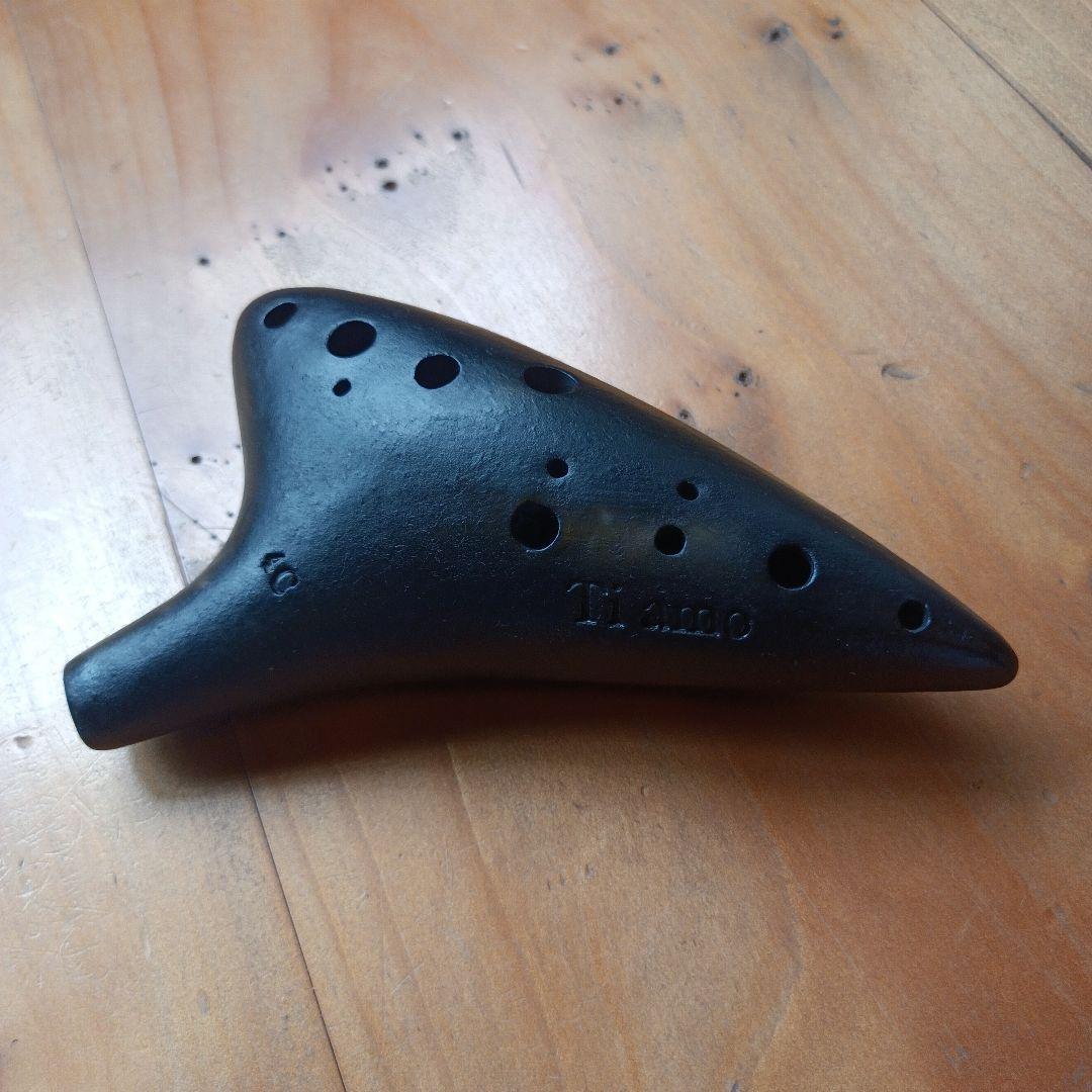 ティアーモオカリナ 4C アルトＣ 黒陶プロモデル 13穴 週末タイムセール