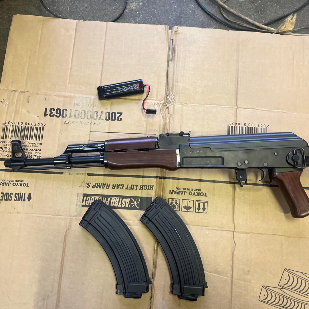 東京マルイ 次世代電動ガン ak47n type3 バッテリー マガジン2本