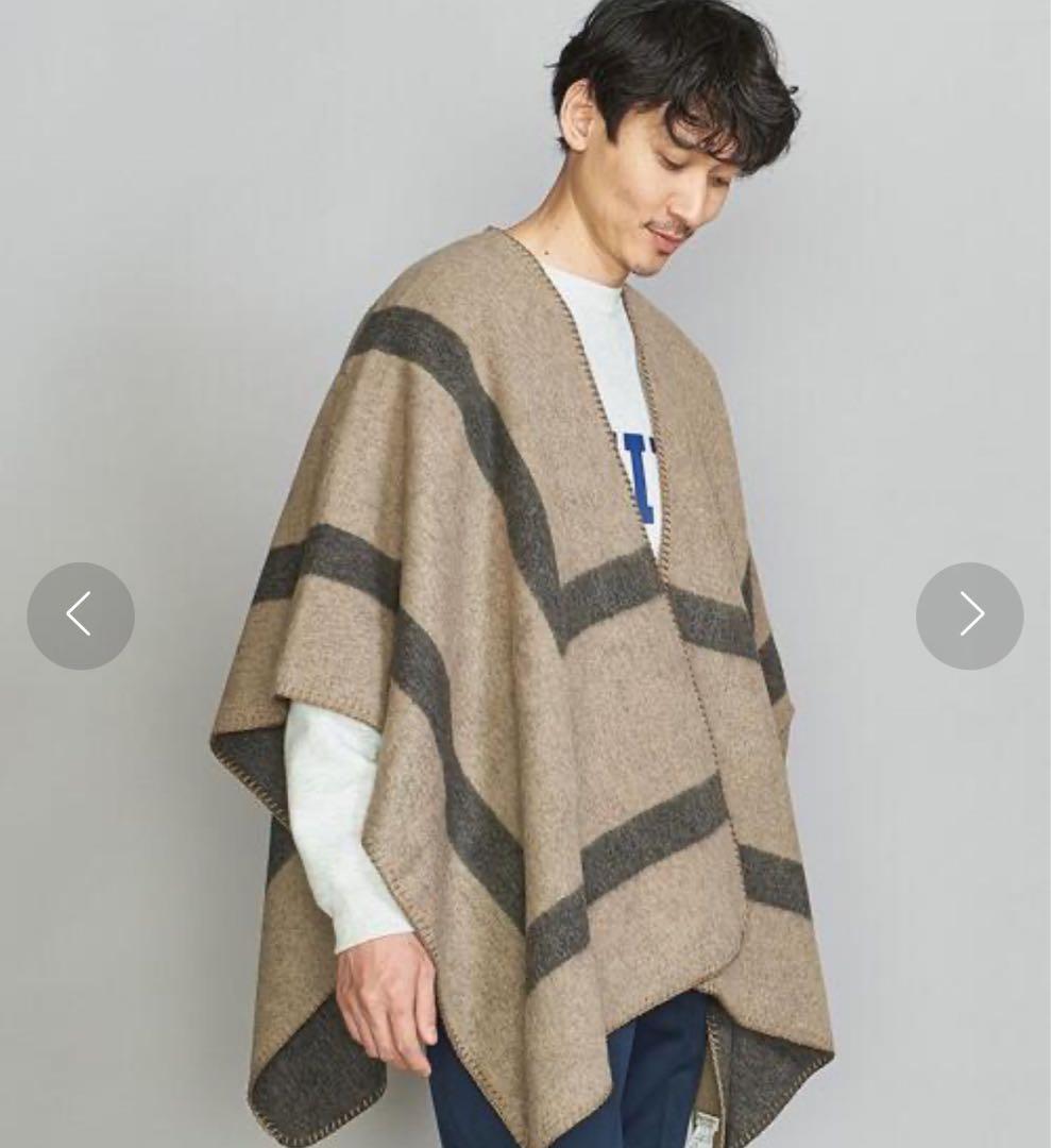 UNITED ARROWS ウールブランケット ビッグ マフラー　新品未使用