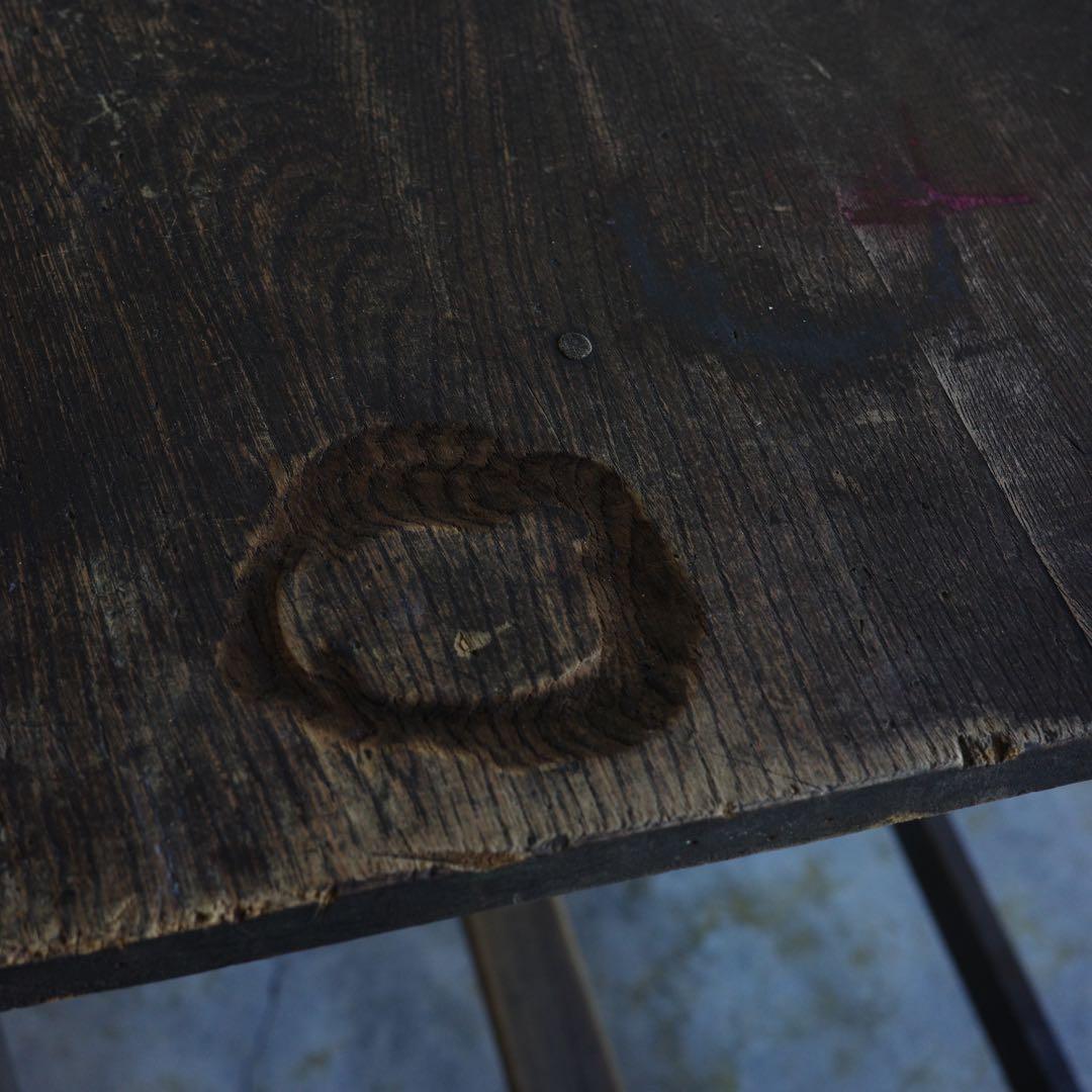 レトロな平机 展示台 作業台 ダイニングテーブル