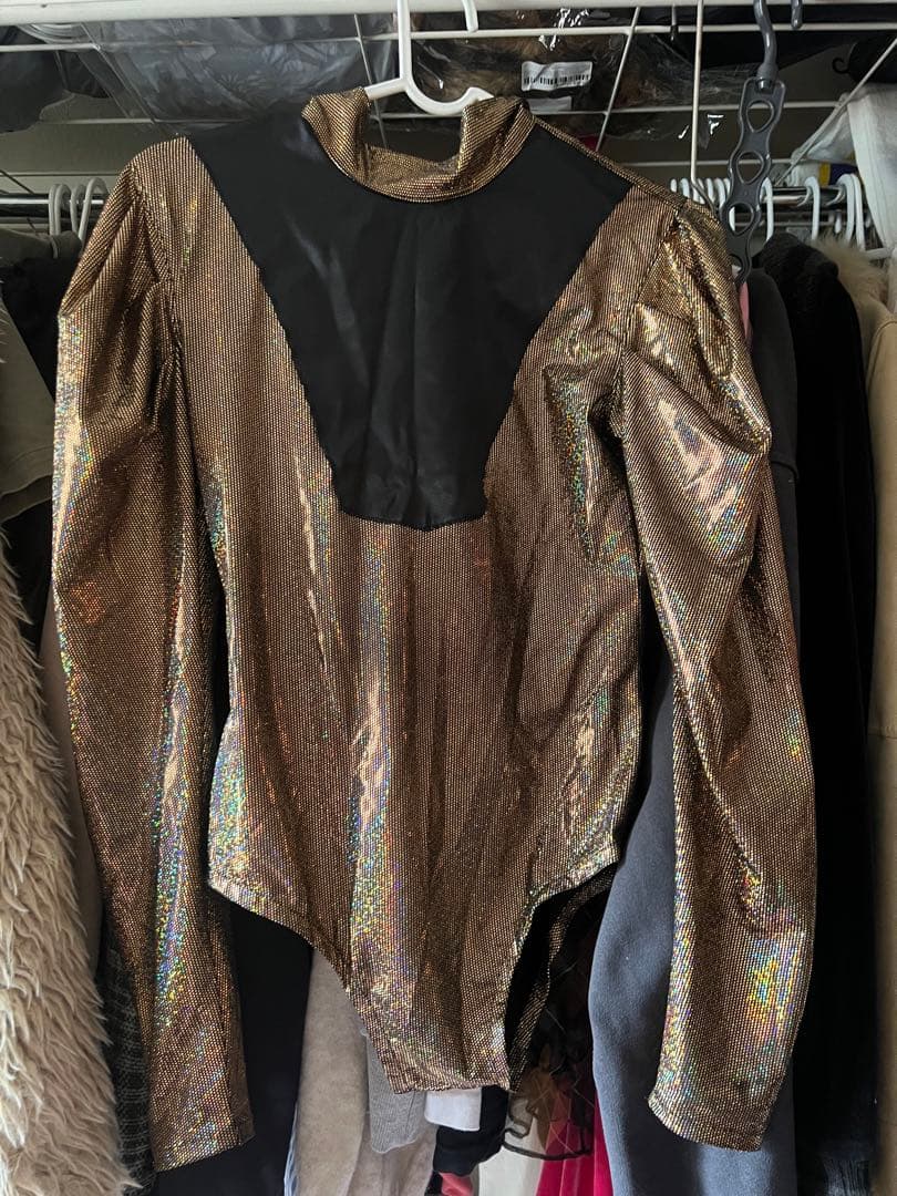 レオタード ギラギラダンス衣装 楽天市場】ダンス衣装 レディース レオタード 長袖 メタリック