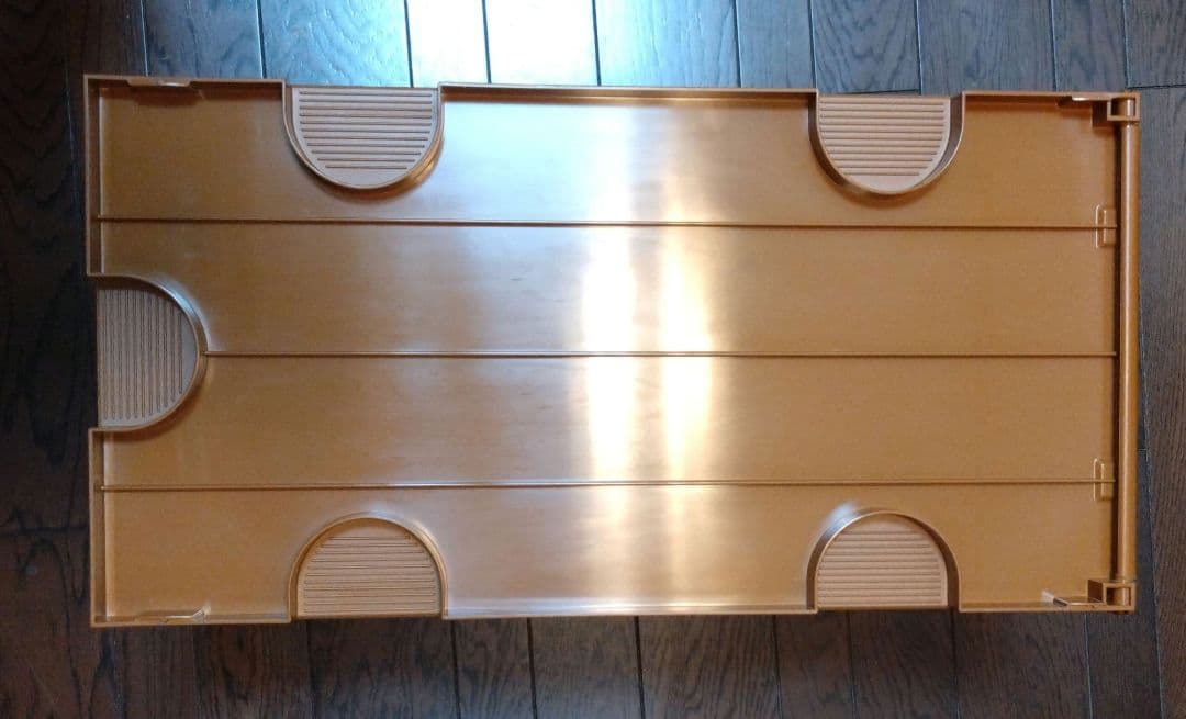 【写真追加】タッパーウェア スーパーチェスト 　2段　引き出し　セピア 【B】