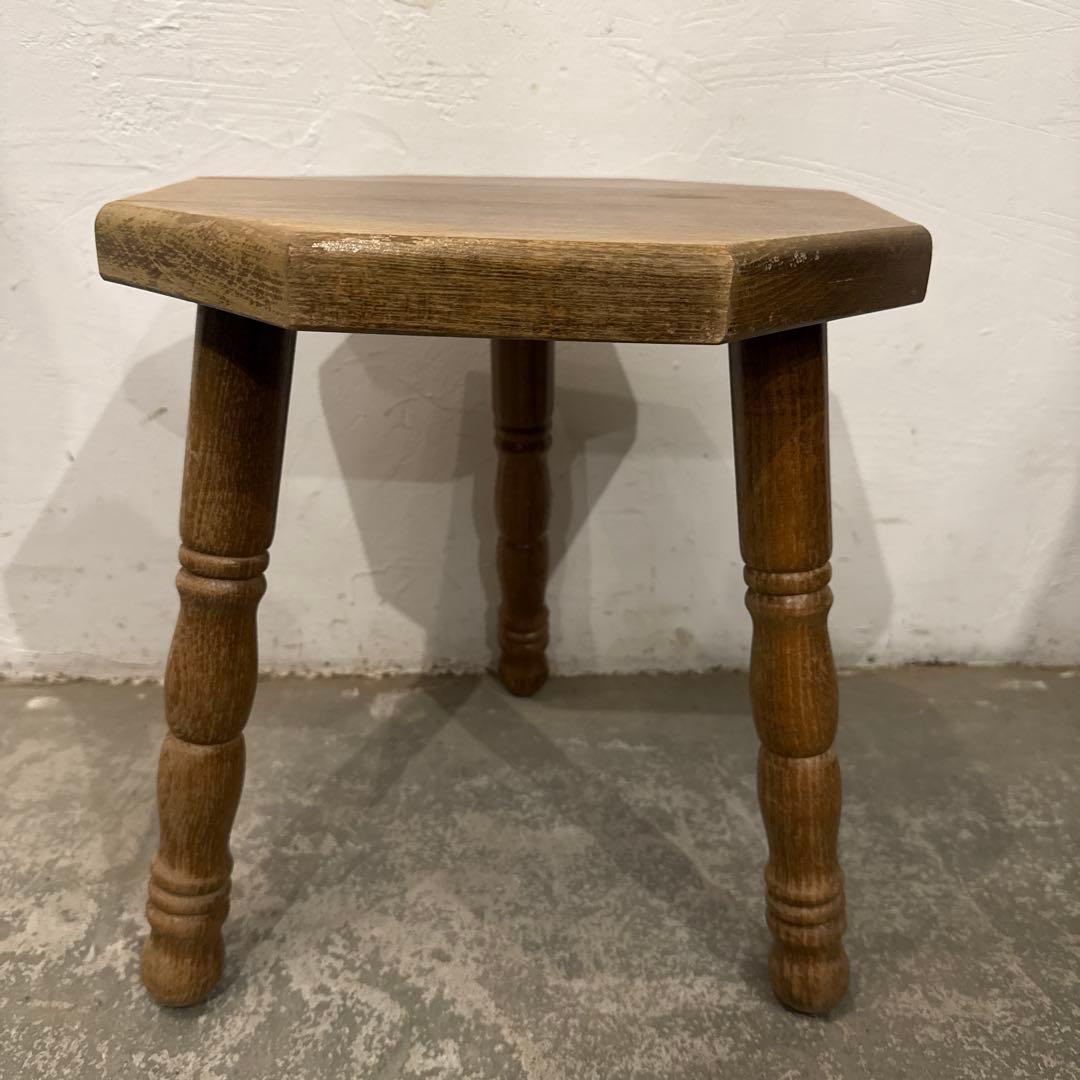 年末年始saleヴィンテージ　木製サイドテーブル　花台