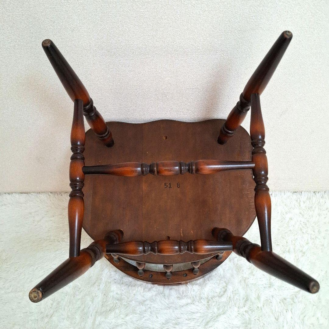 【美品】飛騨産業 アームチェア ダイニングチェア キツツキマーク