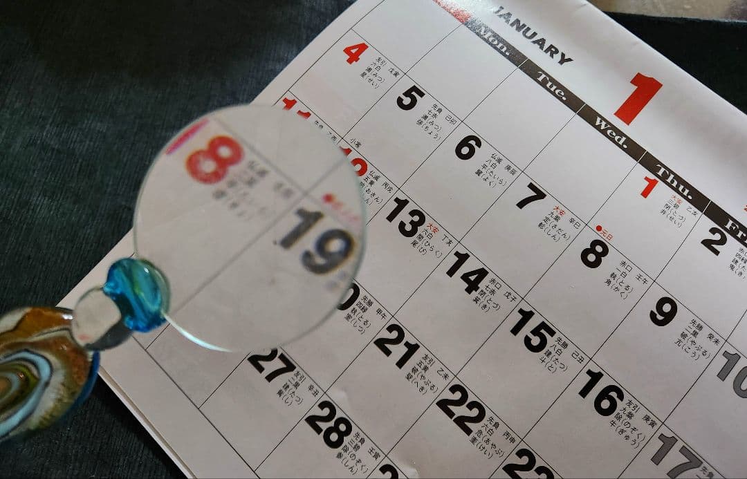 おしゃれ 拡大鏡 ガラス製 ルーペ 青 水色 マーブル模様 携帯用