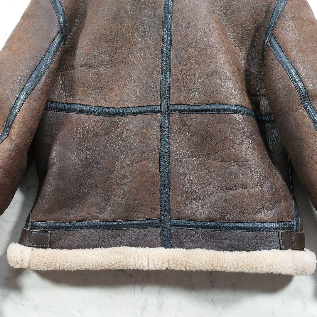 90s USA製 ゴールデンベア B-3 リアルムートンジャケット L相当