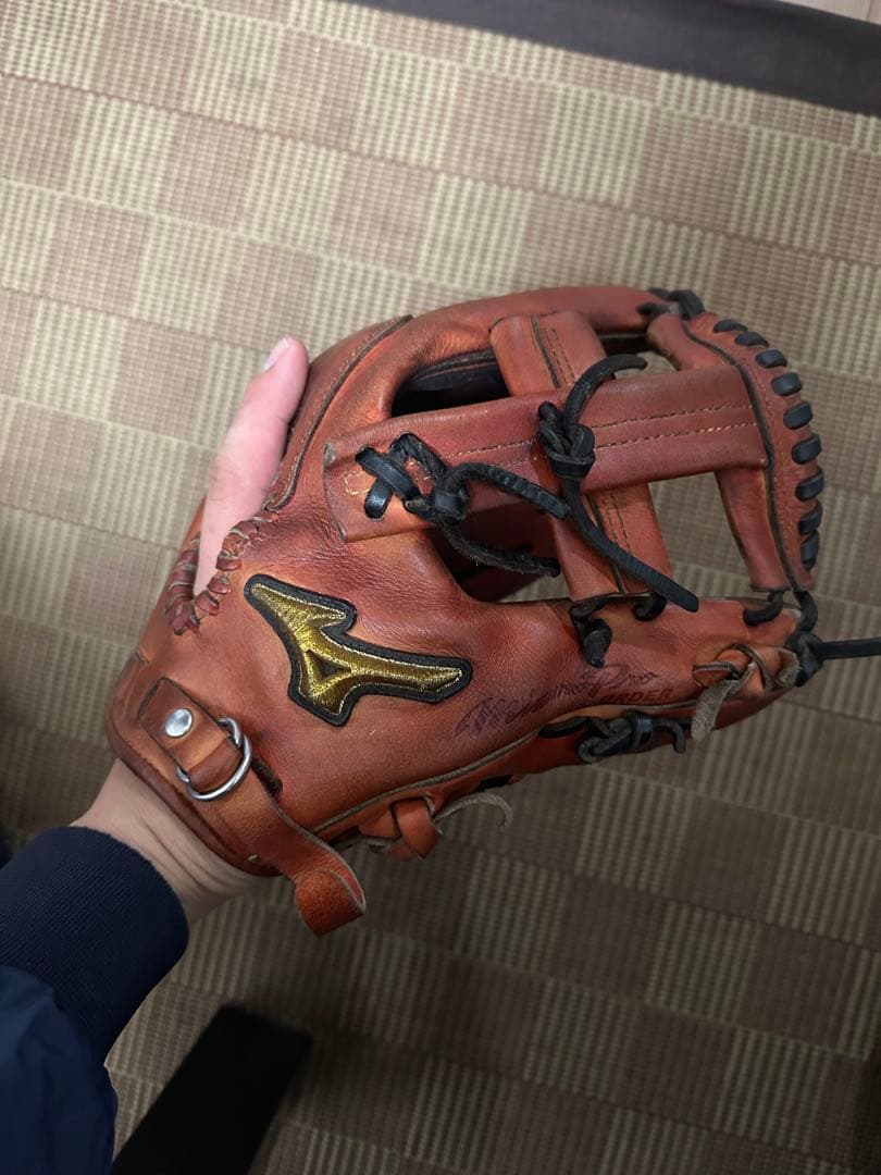 ミズノプロ硬式オーダー内野手用 HAGA JAPAN - メルカリ