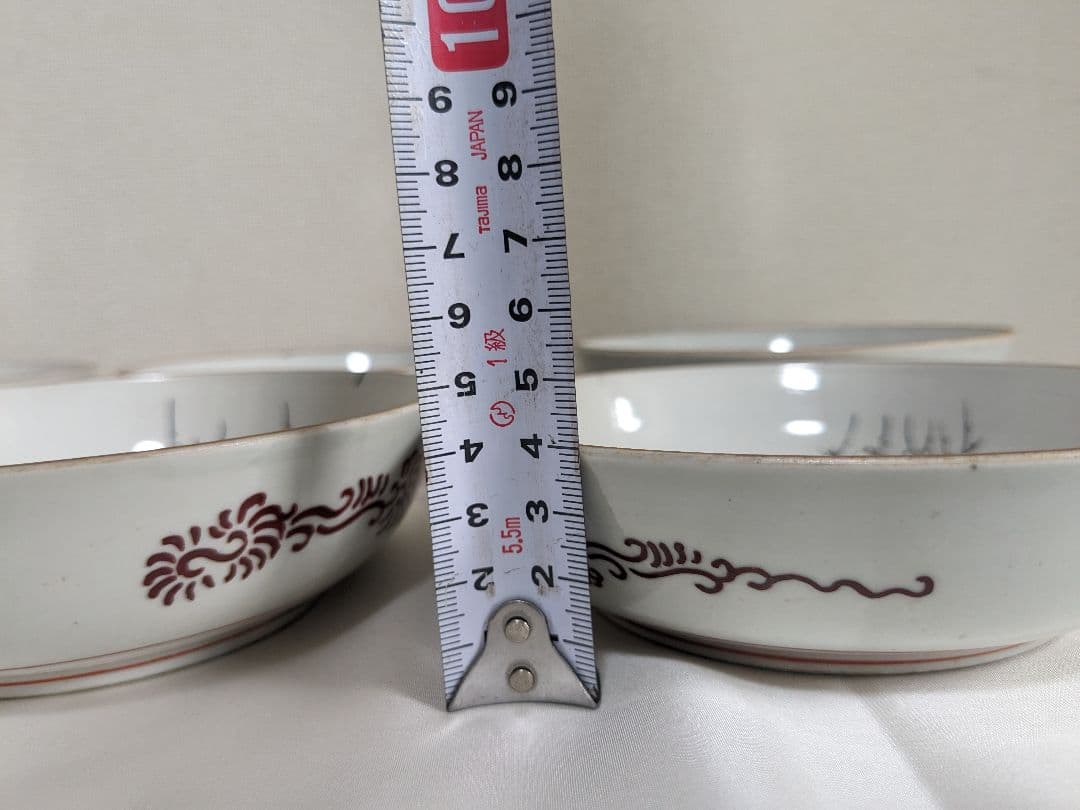 希少】 九谷焼 井出製 金彩 花鳥風月 古食器 お皿 6枚