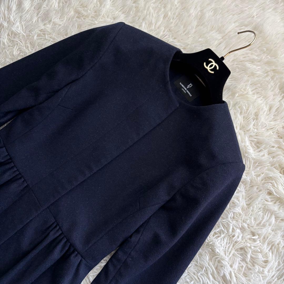 美品✨キャサリン妃愛用ブランド KATHERINE HOOKER カシミヤコート